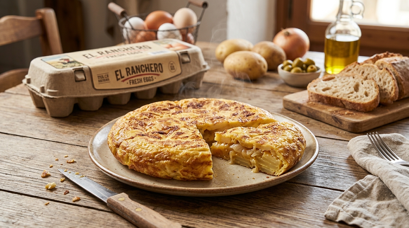 Tortilla Española con Huevo El Ranchero