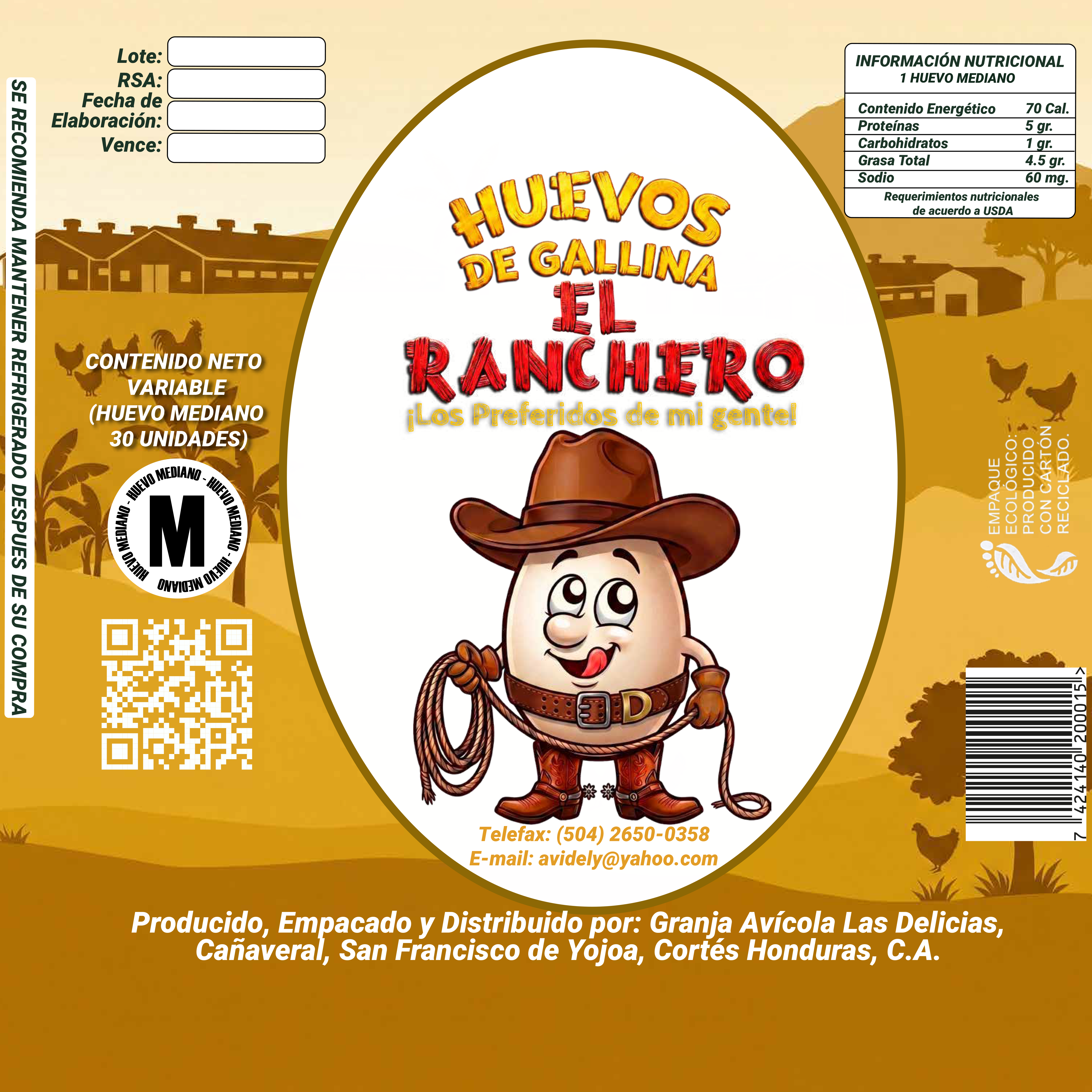 Huevo Mediano Blanco