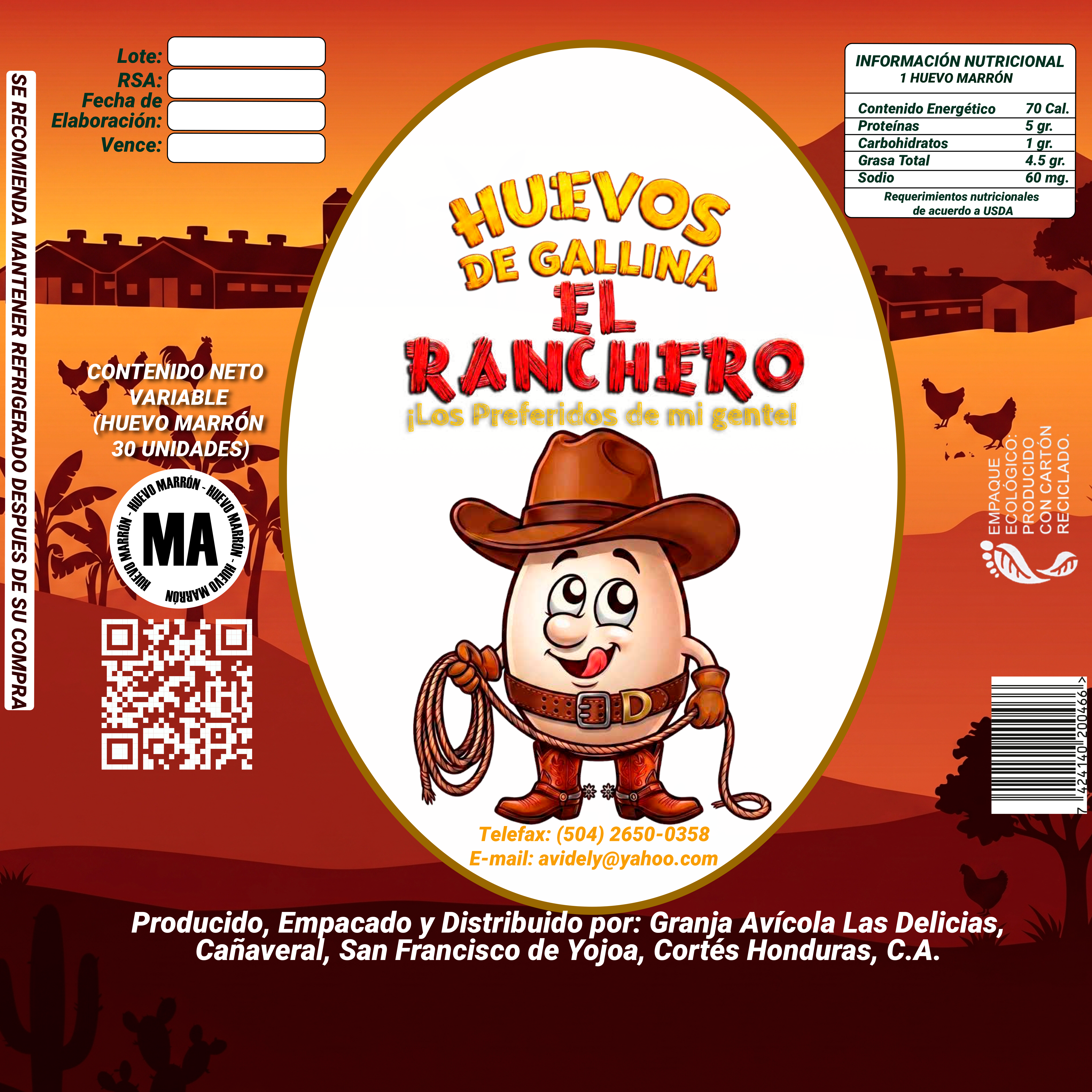 Huevo Grande Marrón