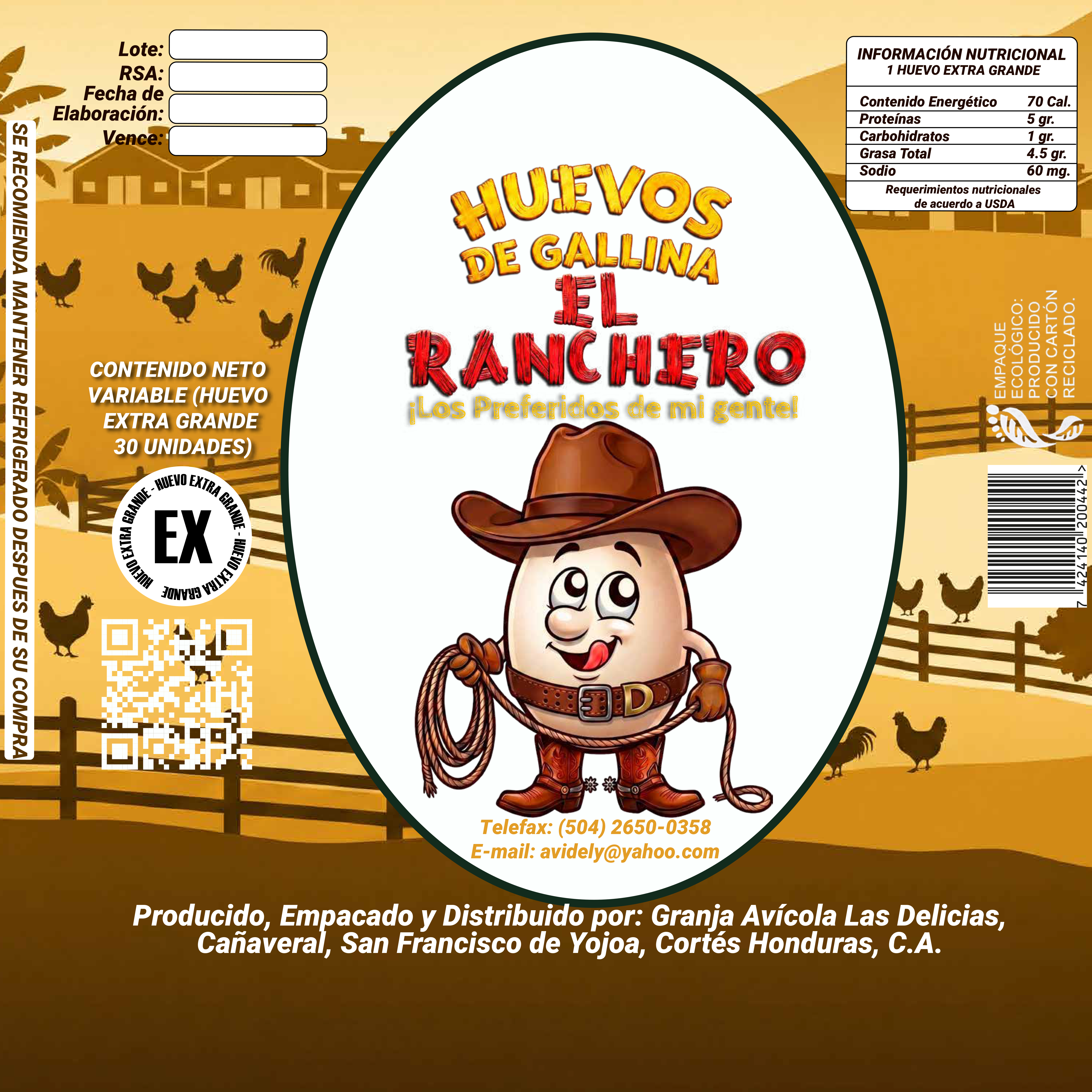 Huevo Jumbo Extra Grande